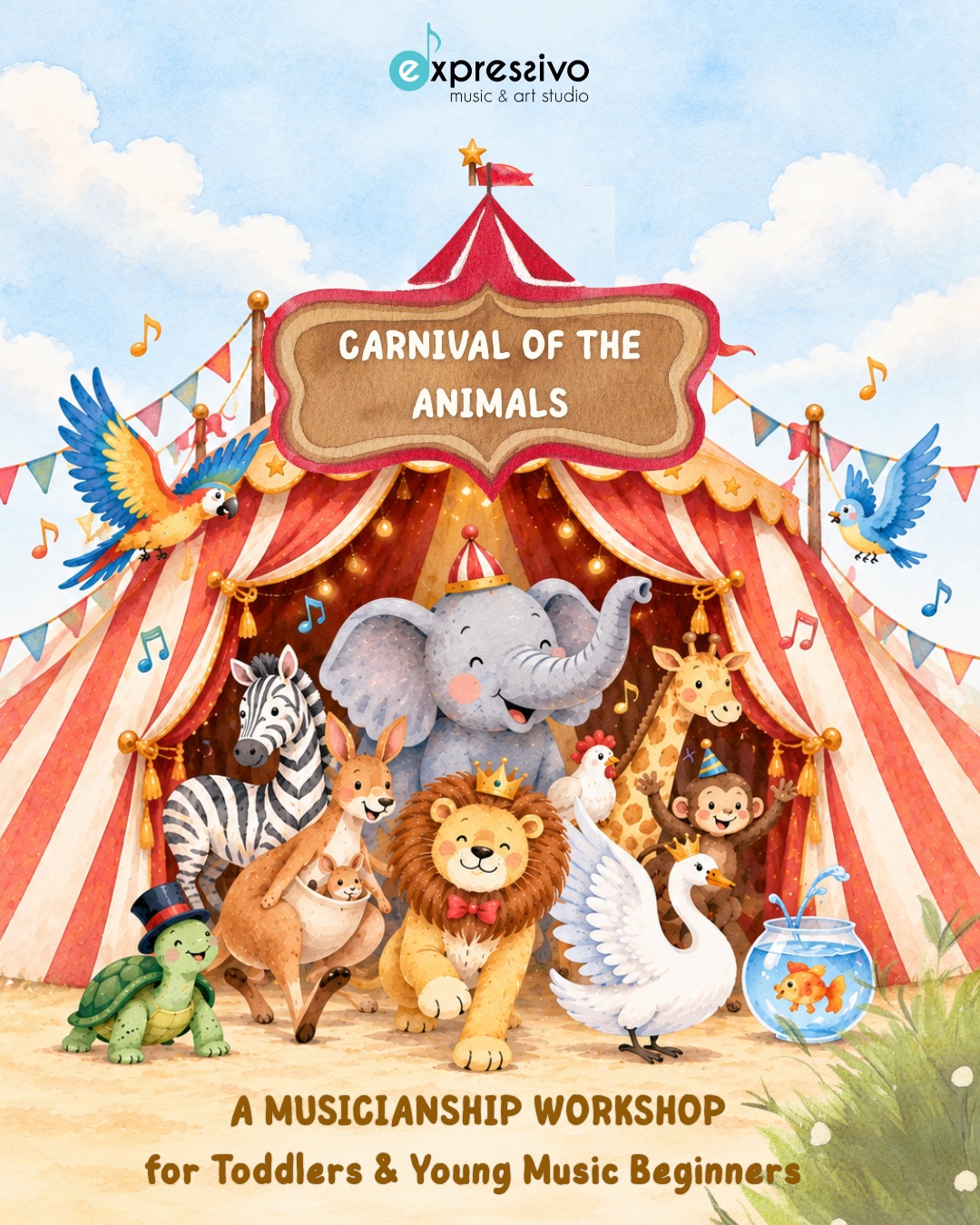 Carnival of the Animals music workshop with dates and programme details
